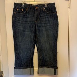 Merona size 16R cropped jeans